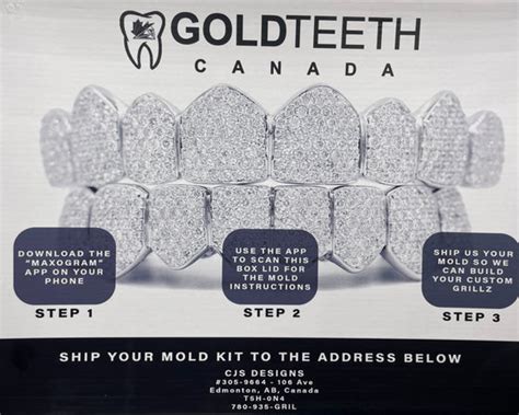 Canadian Diamond Dust Gold Grillz.